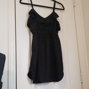 Black mini dress